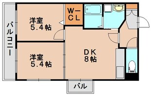 井尻駅 徒歩15分 3階の物件間取画像